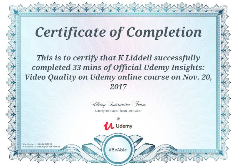 udemy free online courses with certificate